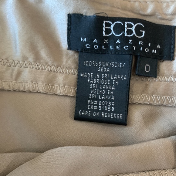 EUC💥HP🎉BCBGMaxAzria  Silk/Wool Skirt Cami set 2 - Picture 11 of 12